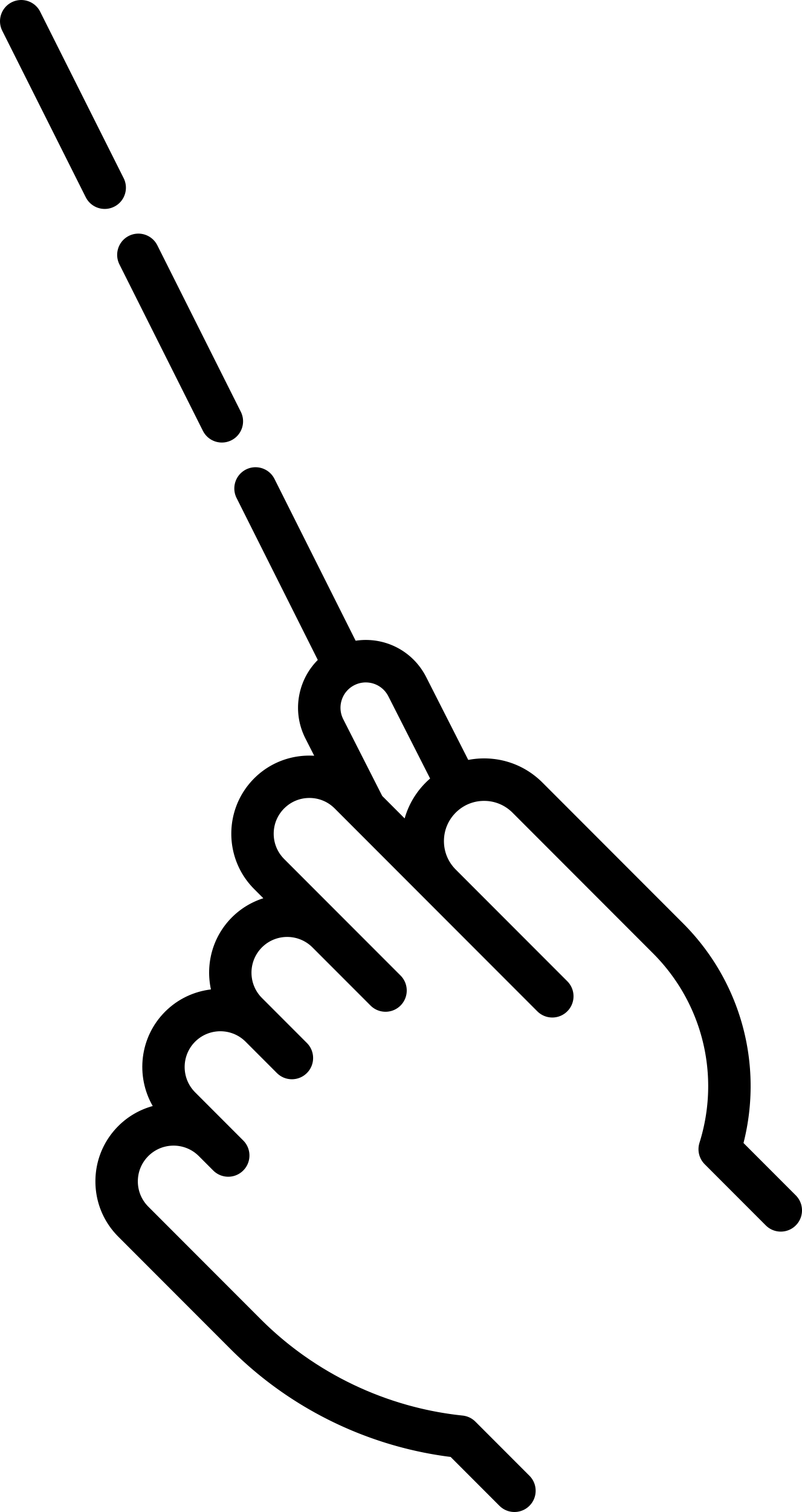 Hand And Chalk Sticker Outline Svg File Free Vectors